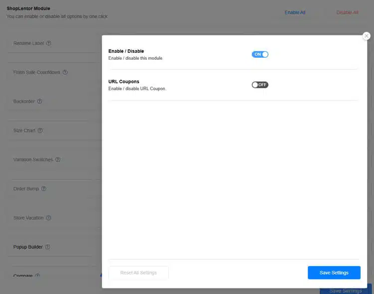 Active/Enable Advance Coupon