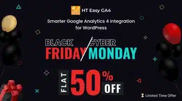 HT Easy GA4 BFCM deal 2025
