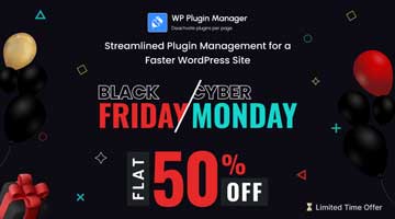 WP Plugin Manager BFCM Deal 2025