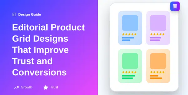 Editorial Product Grid Designs