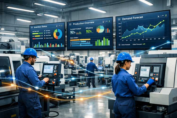 Modern Manufacturing Floor