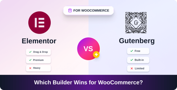 Elementor vs Gutenberg for WooCommerce