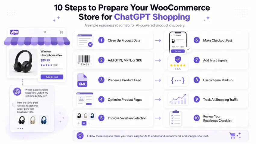 Steps to prepare WooCommerce Store