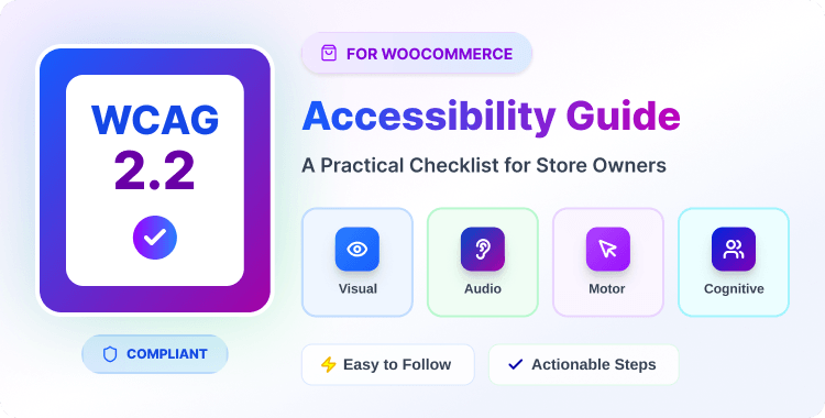 WCAG 2.2 for WooCommerce: A Practical Accessibility Guide for Store Owners