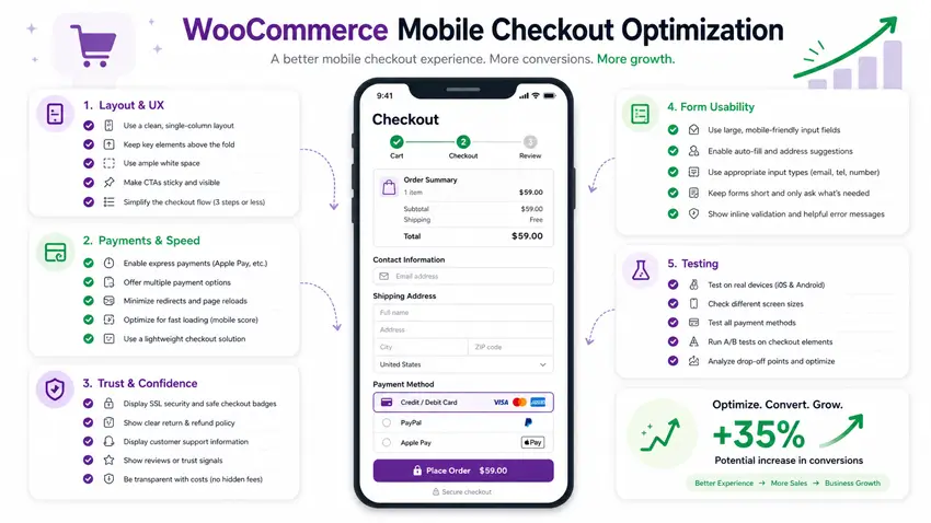 Mobile Checkout Optimization Checklist