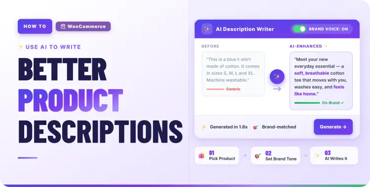 How to Use AI to Write Better Product Descriptions for WooCommerce