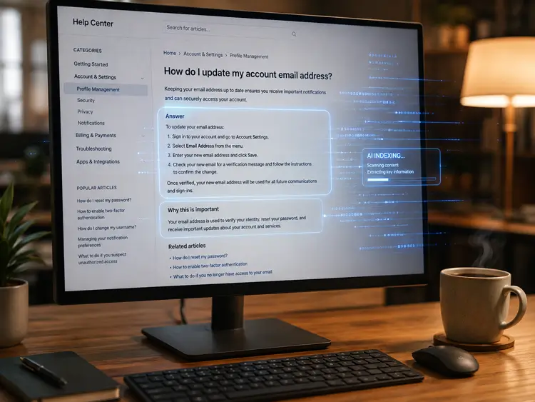 What Does It Mean to Optimize a Help Center for AI Search