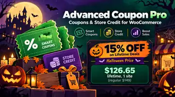 Advanced Coupon Pro: Coupons, Discounts & Store Credit for WooCommerce