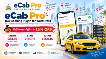 eCab Pro: Taxi Booking Manager for WooCommerce