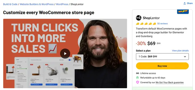 ShopLentor Appsumo Lifetime deal