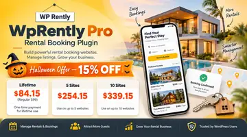 WpRently Pro: Booking & Rental Manager for WooCommerce