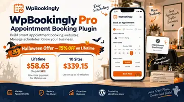 WpBookingly Pro: Appointment & Service Booking for WooCommerce