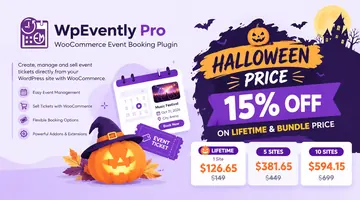 WpEvently Pro: Event Booking Manager for WooCommerce