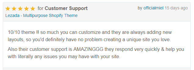 HasThemes Customer Review 4