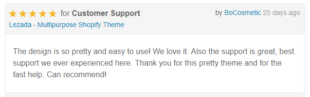 HasThemes Customer Review 5