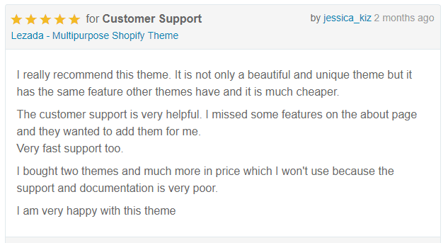 HasThemes Customer Review 6