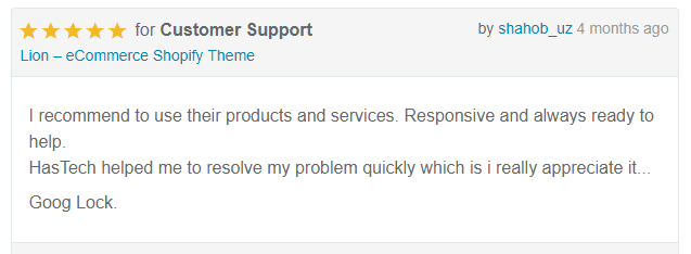 HasThemes Customer Review 9