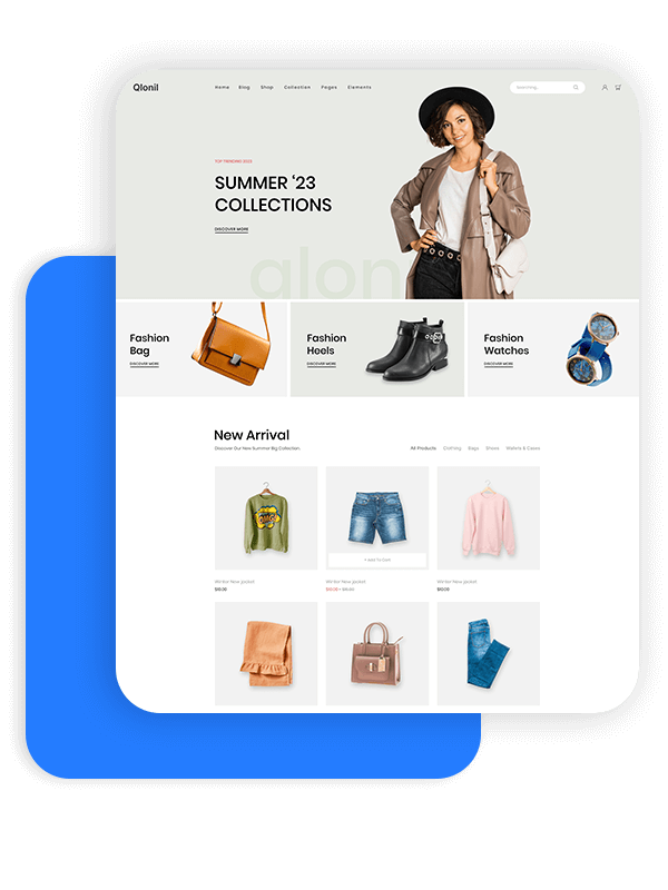 Qlonil - Retail Website Template