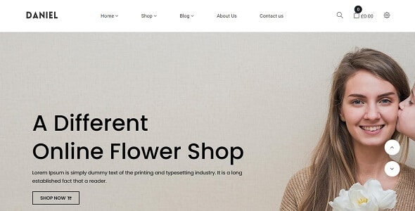 Daniel - Flower Shop WooCommerce Theme​