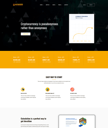 Howard Crypto Currency React Template