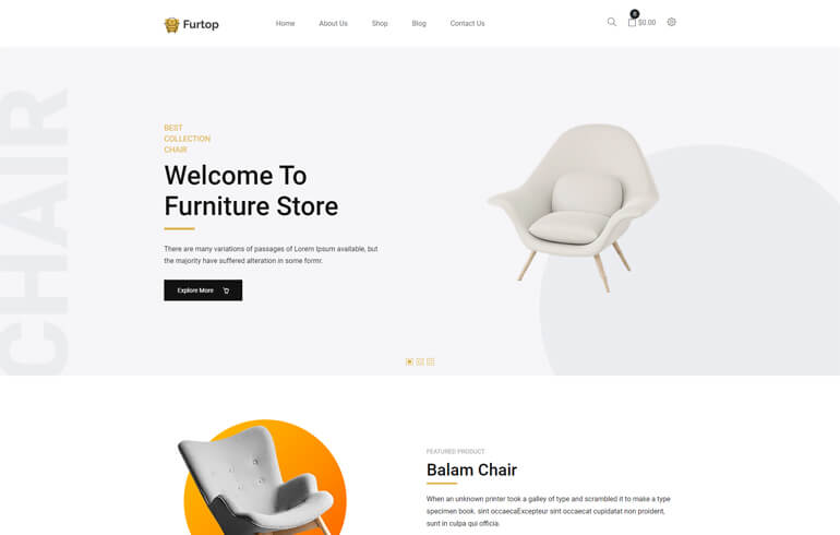 Furtop – Minimal Furniture Shopify Theme