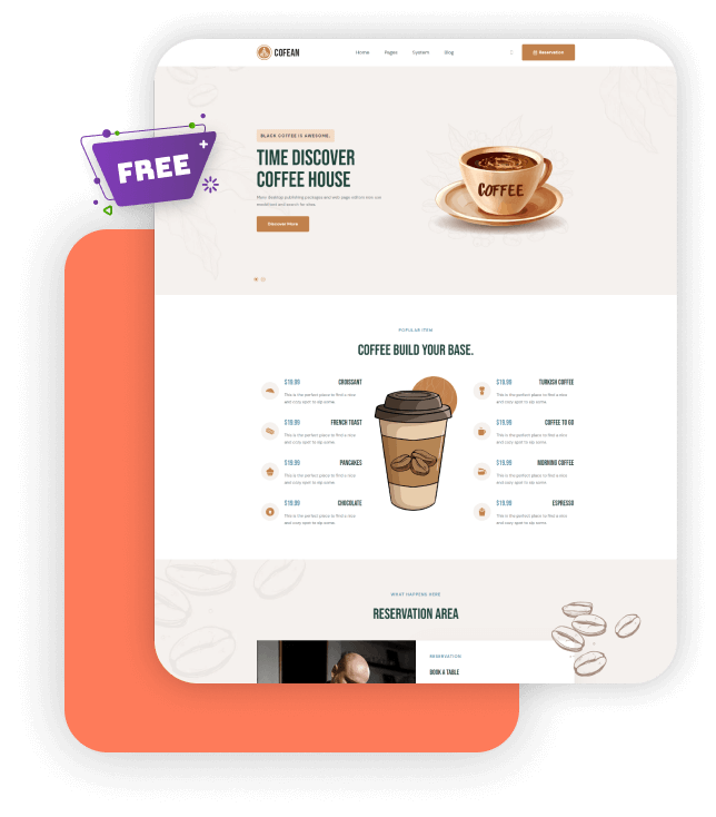 Cofean - Coffee Theme For HubSpot