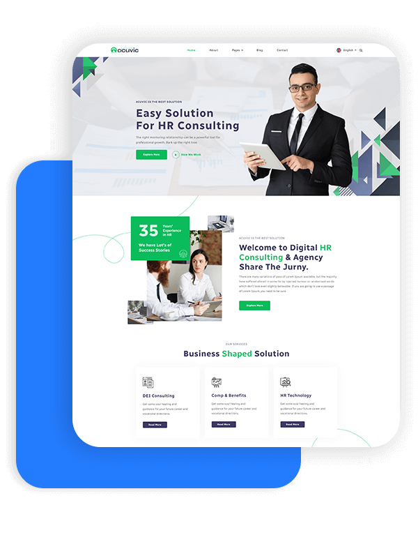 Acuvic Consulting Website Template