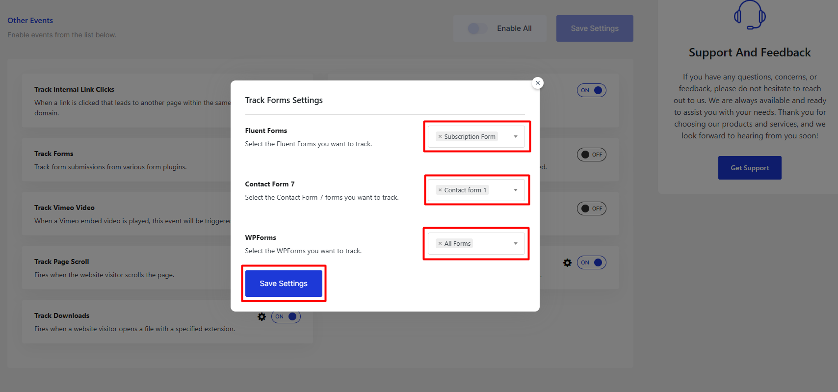 Form Submission Event Tracking in Pixelavo - HasThemes