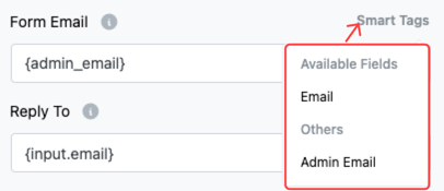 Setting up Admin Email Notifications