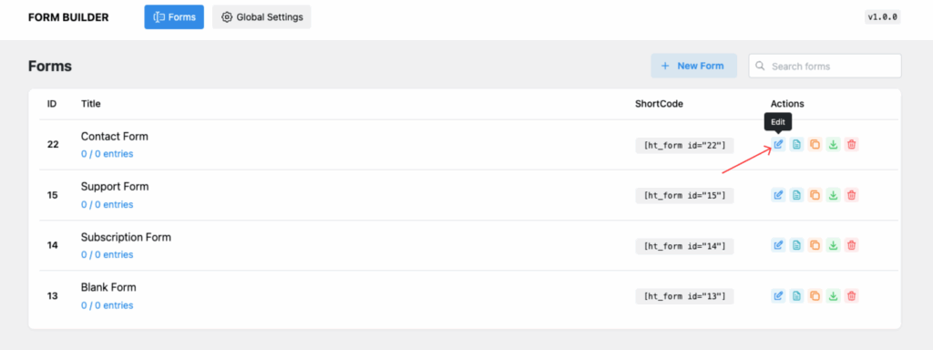 Set up Form Submission Confirmation Message