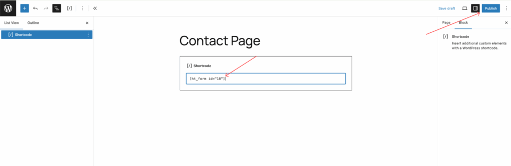 How to Create a Form with HT Contact Form