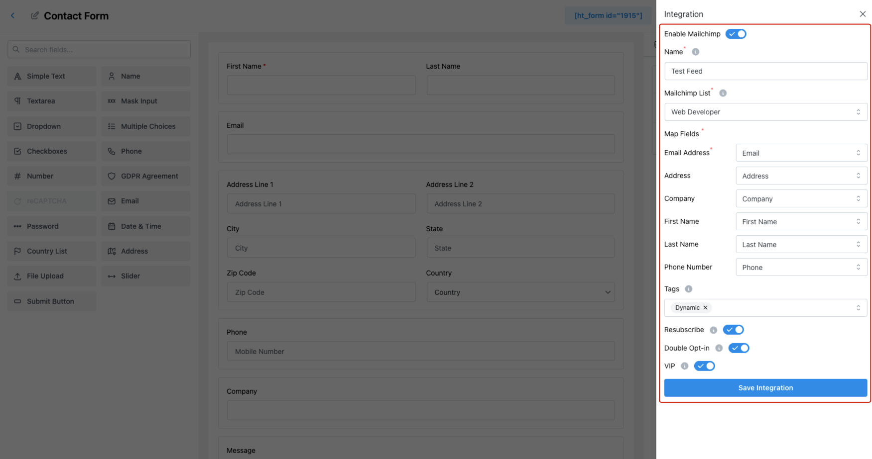 Configure Webhook Integration