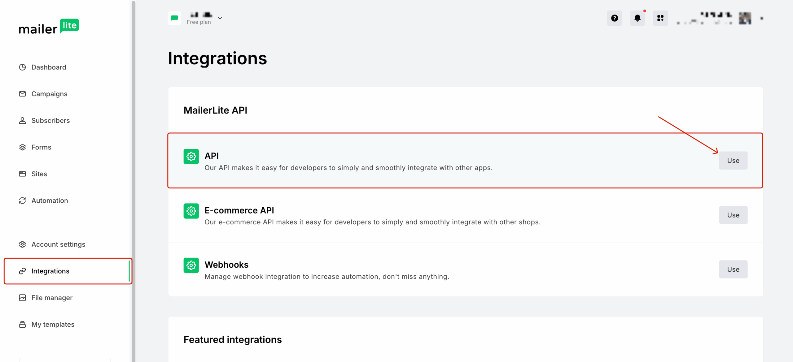 Get Your MailerLite API Token