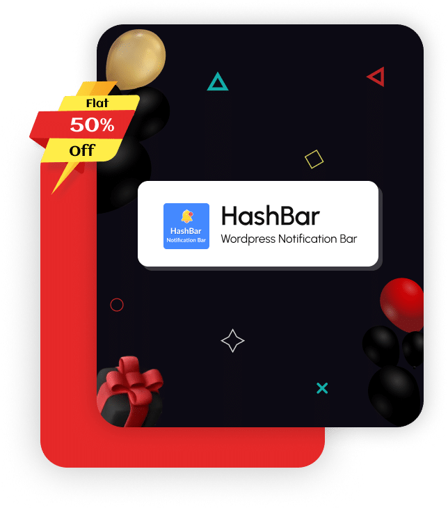 HashBar – WordPress Notification Bar Plugin
