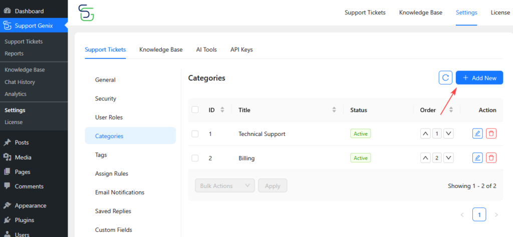 Create Categories and Tags