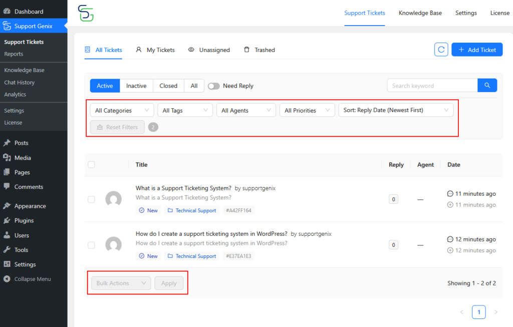 Managing Tickets Effectively